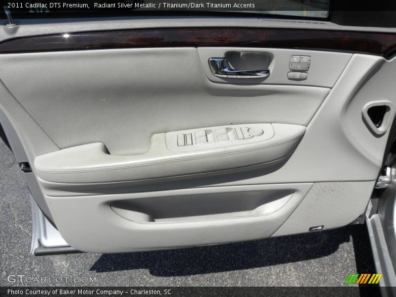 Radiant Silver Metallic / Titanium/Dark Titanium Accents 2011 Cadillac DTS Premium