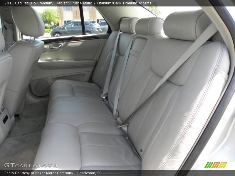 Radiant Silver Metallic / Titanium/Dark Titanium Accents 2011 Cadillac DTS Premium