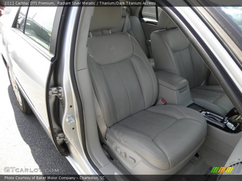 Radiant Silver Metallic / Titanium/Dark Titanium Accents 2011 Cadillac DTS Premium