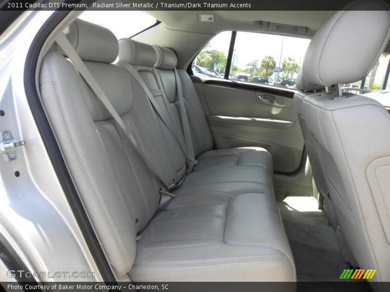 Radiant Silver Metallic / Titanium/Dark Titanium Accents 2011 Cadillac DTS Premium