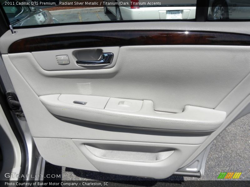 Radiant Silver Metallic / Titanium/Dark Titanium Accents 2011 Cadillac DTS Premium