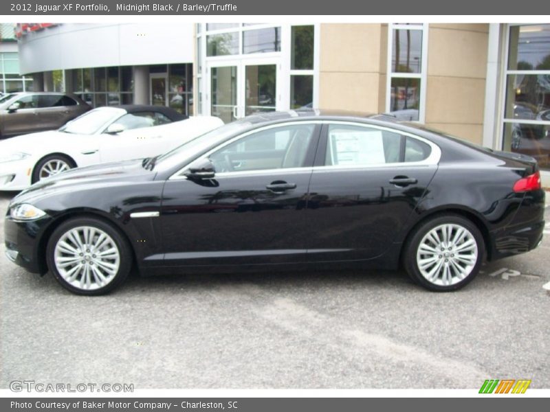 Midnight Black / Barley/Truffle 2012 Jaguar XF Portfolio