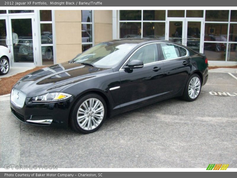 Midnight Black / Barley/Truffle 2012 Jaguar XF Portfolio