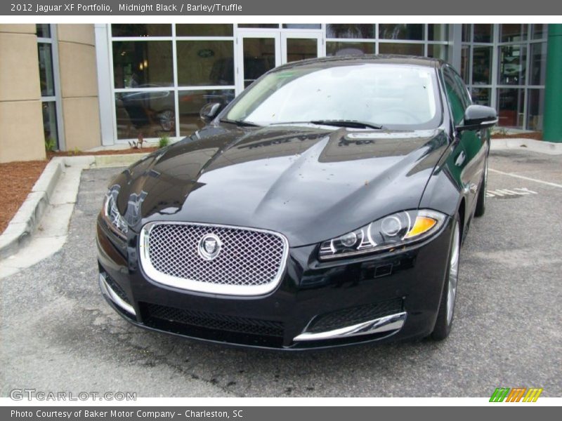 Midnight Black / Barley/Truffle 2012 Jaguar XF Portfolio