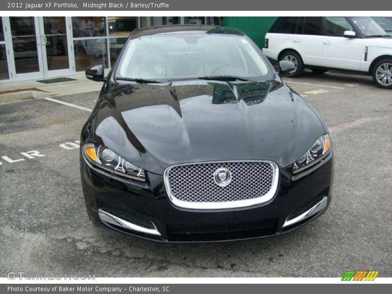Midnight Black / Barley/Truffle 2012 Jaguar XF Portfolio