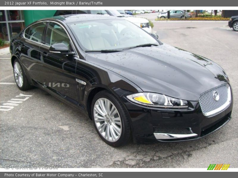 Midnight Black / Barley/Truffle 2012 Jaguar XF Portfolio