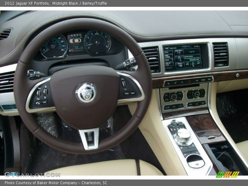 Midnight Black / Barley/Truffle 2012 Jaguar XF Portfolio