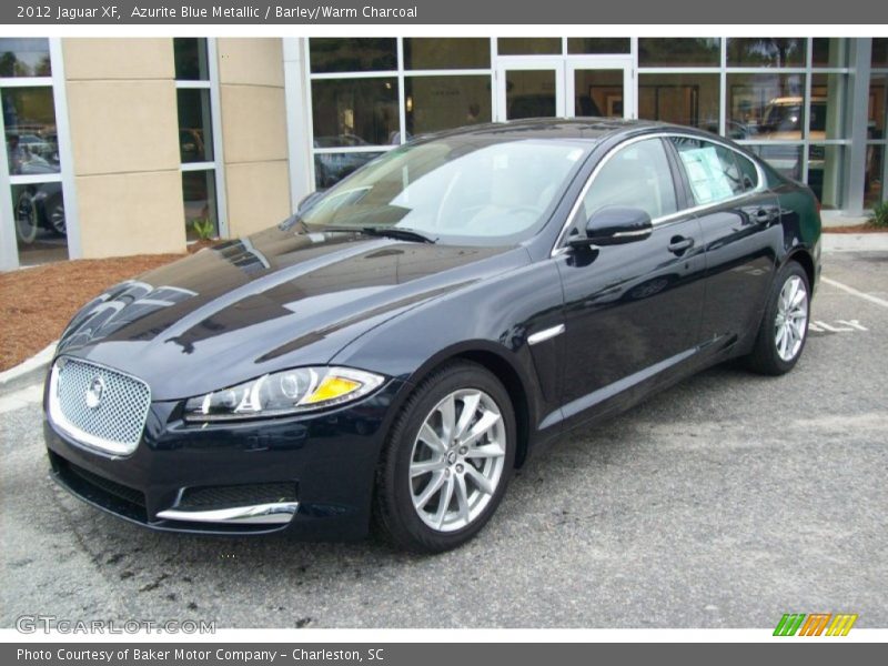 Azurite Blue Metallic / Barley/Warm Charcoal 2012 Jaguar XF