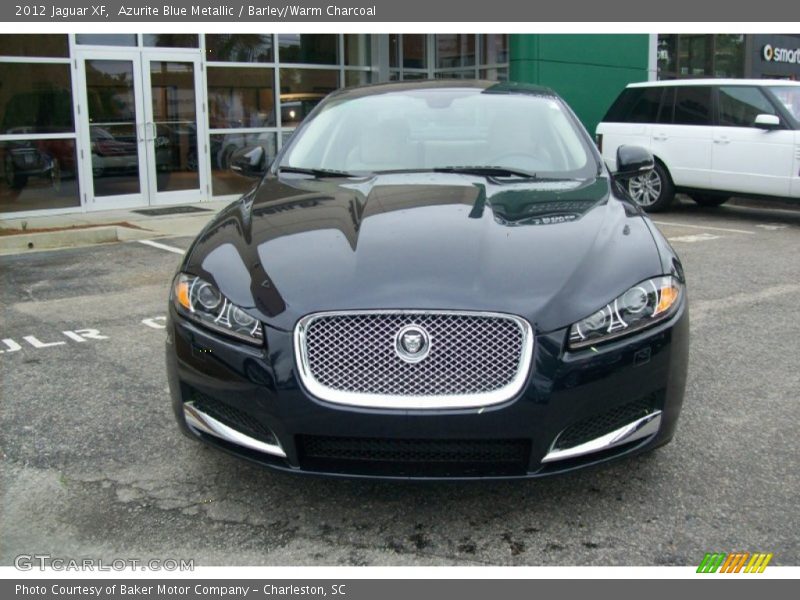 Azurite Blue Metallic / Barley/Warm Charcoal 2012 Jaguar XF
