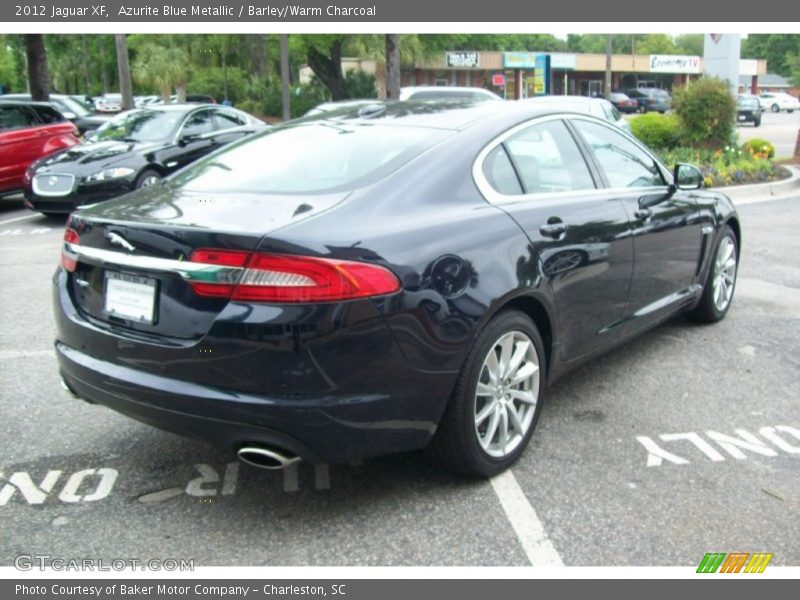Azurite Blue Metallic / Barley/Warm Charcoal 2012 Jaguar XF