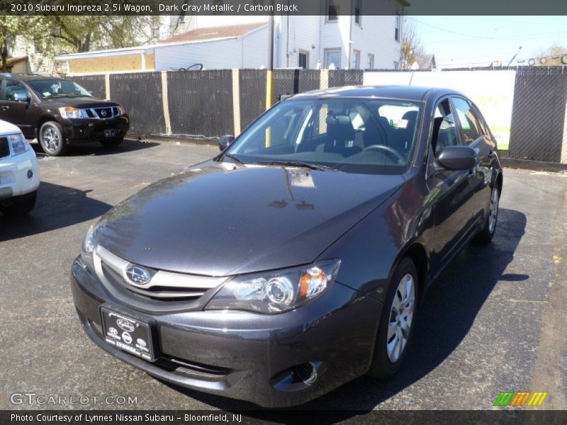 Dark Gray Metallic / Carbon Black 2010 Subaru Impreza 2.5i Wagon