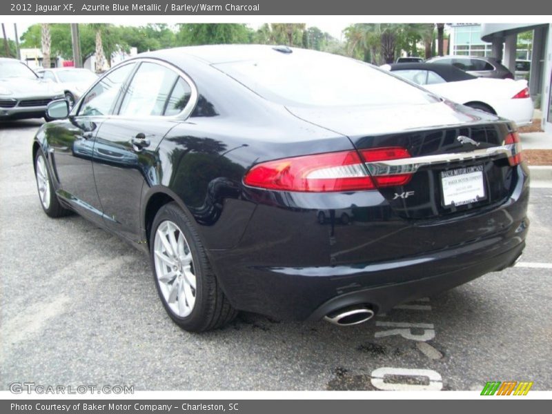 Azurite Blue Metallic / Barley/Warm Charcoal 2012 Jaguar XF