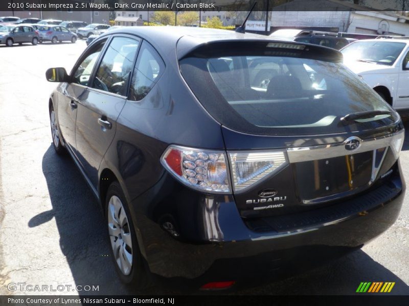 Dark Gray Metallic / Carbon Black 2010 Subaru Impreza 2.5i Wagon