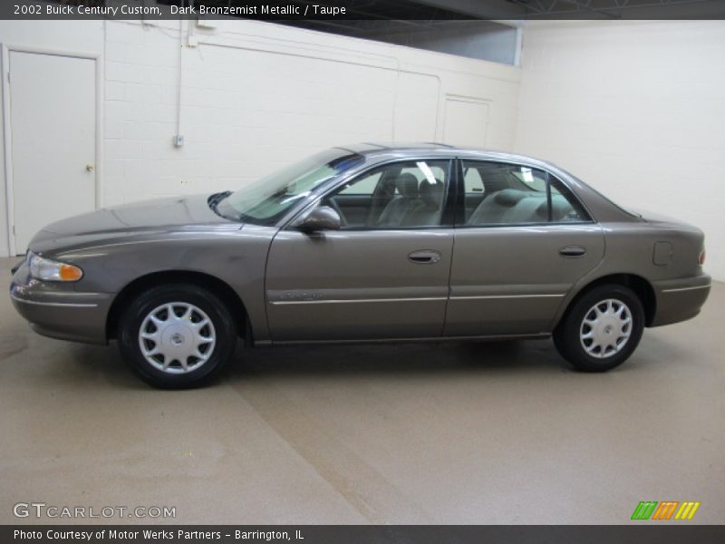 Dark Bronzemist Metallic / Taupe 2002 Buick Century Custom