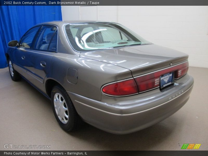 Dark Bronzemist Metallic / Taupe 2002 Buick Century Custom