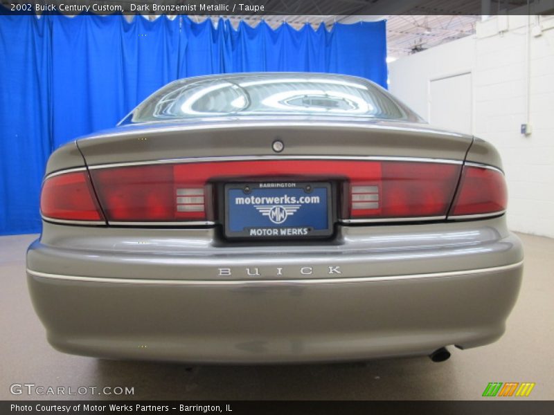Dark Bronzemist Metallic / Taupe 2002 Buick Century Custom