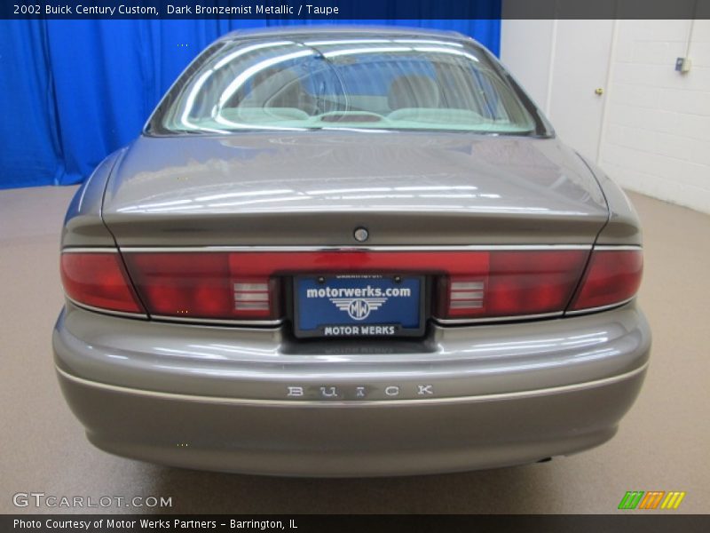 Dark Bronzemist Metallic / Taupe 2002 Buick Century Custom