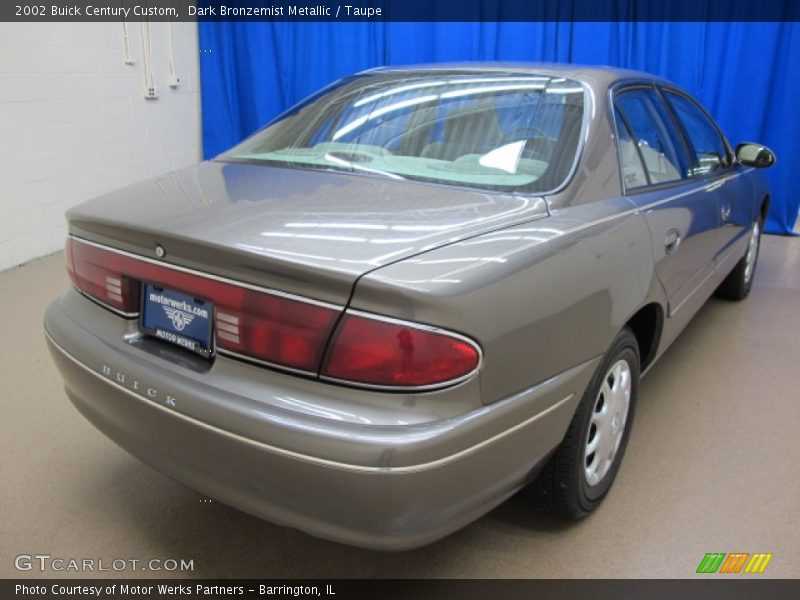 Dark Bronzemist Metallic / Taupe 2002 Buick Century Custom