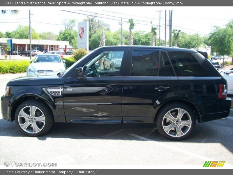 Santorini Black Metallic / Autobiography Ebony/Ivory 2012 Land Rover Range Rover Sport Autobiography