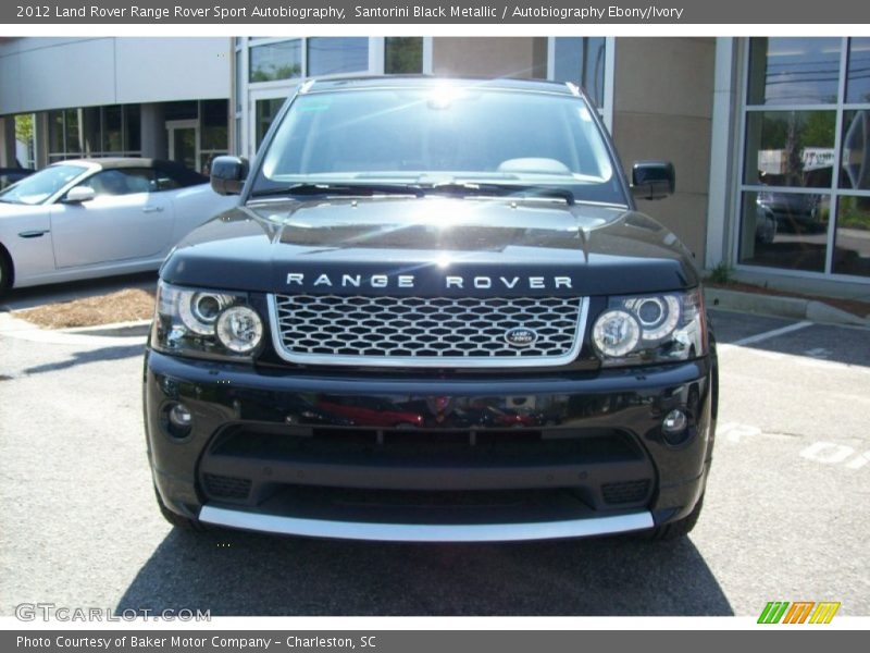 Santorini Black Metallic / Autobiography Ebony/Ivory 2012 Land Rover Range Rover Sport Autobiography