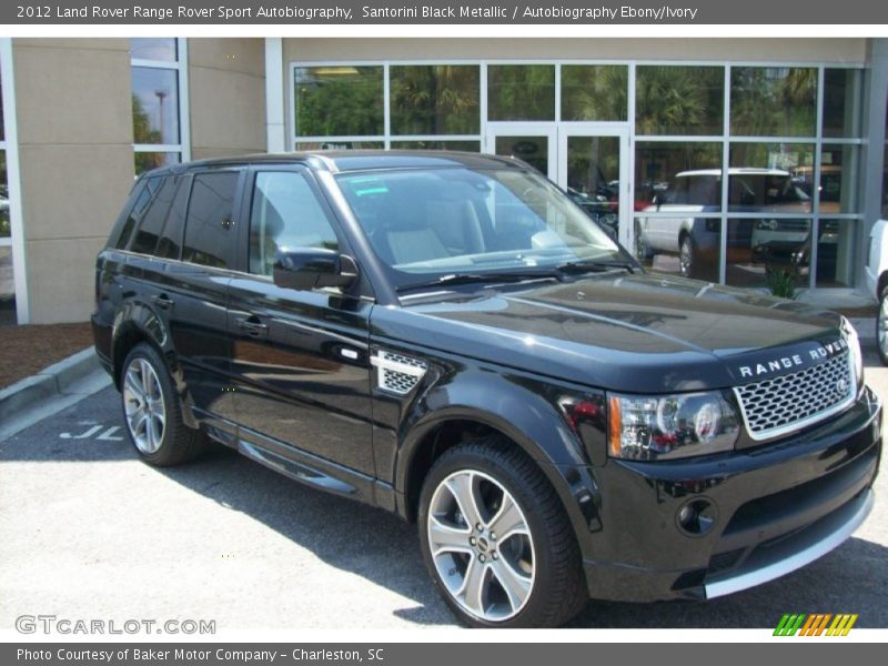 Santorini Black Metallic / Autobiography Ebony/Ivory 2012 Land Rover Range Rover Sport Autobiography