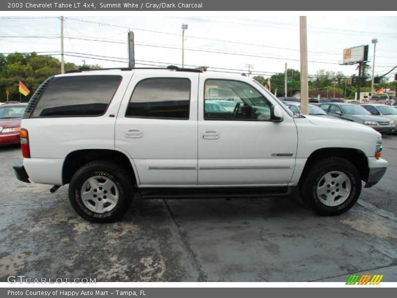 Summit White / Gray/Dark Charcoal 2003 Chevrolet Tahoe LT 4x4
