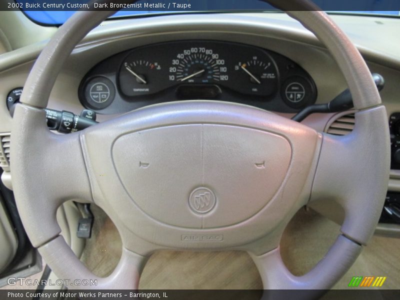 Dark Bronzemist Metallic / Taupe 2002 Buick Century Custom