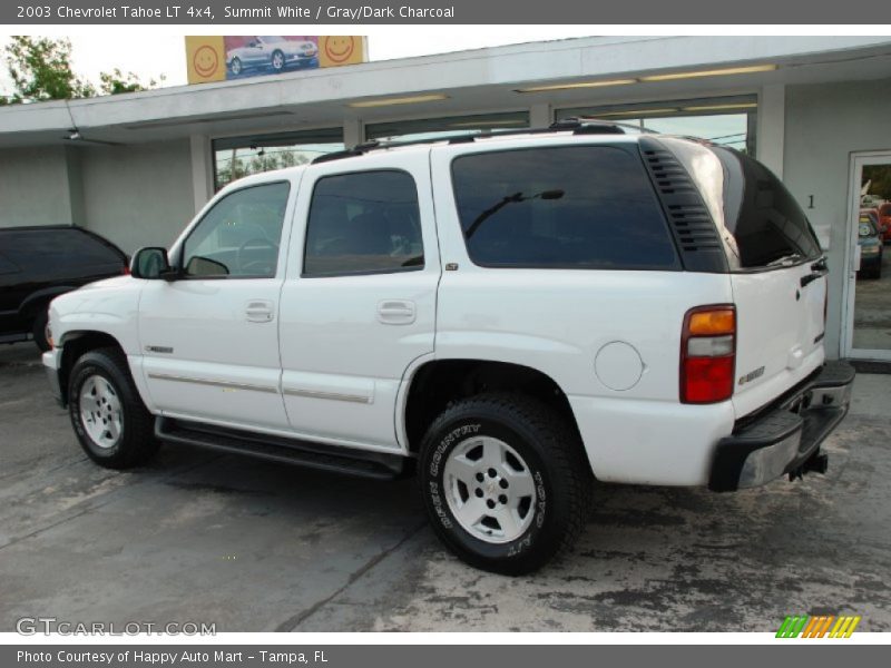 Summit White / Gray/Dark Charcoal 2003 Chevrolet Tahoe LT 4x4