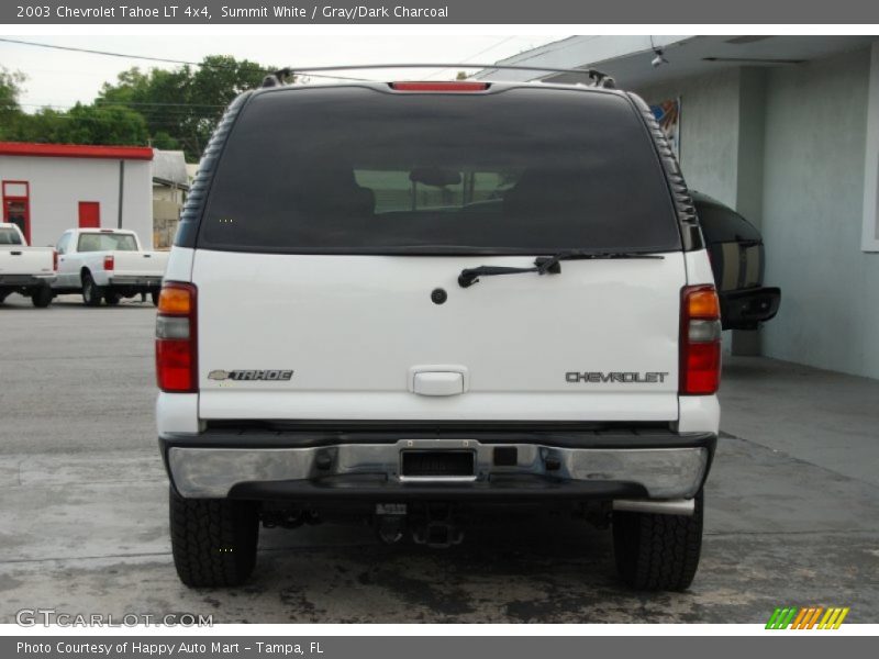 Summit White / Gray/Dark Charcoal 2003 Chevrolet Tahoe LT 4x4