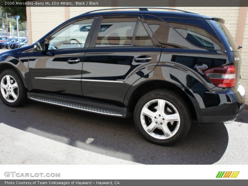 Black / Black 2008 Mercedes-Benz ML 350 4Matic