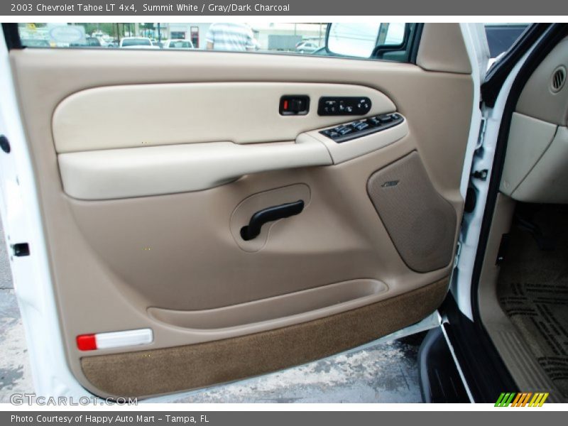 Summit White / Gray/Dark Charcoal 2003 Chevrolet Tahoe LT 4x4