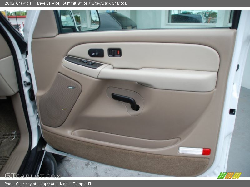 Summit White / Gray/Dark Charcoal 2003 Chevrolet Tahoe LT 4x4