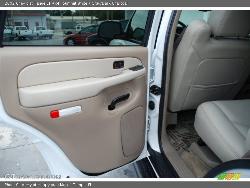 Summit White / Gray/Dark Charcoal 2003 Chevrolet Tahoe LT 4x4