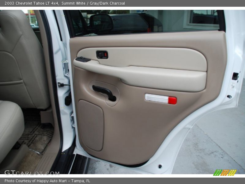 Summit White / Gray/Dark Charcoal 2003 Chevrolet Tahoe LT 4x4