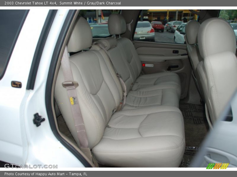 Summit White / Gray/Dark Charcoal 2003 Chevrolet Tahoe LT 4x4