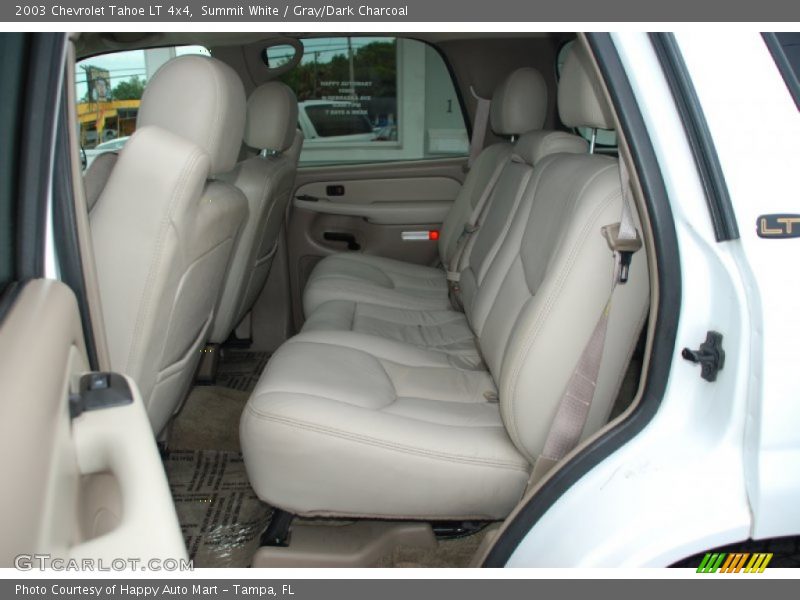 Summit White / Gray/Dark Charcoal 2003 Chevrolet Tahoe LT 4x4