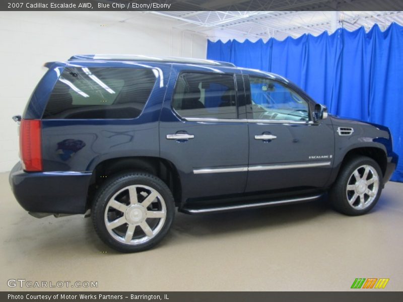 Blue Chip / Ebony/Ebony 2007 Cadillac Escalade AWD