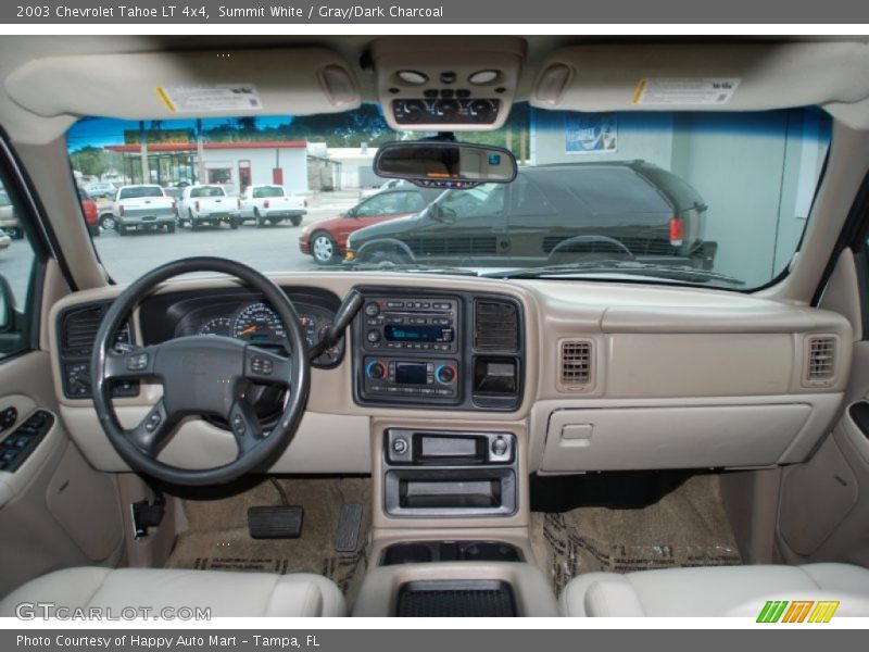 Summit White / Gray/Dark Charcoal 2003 Chevrolet Tahoe LT 4x4