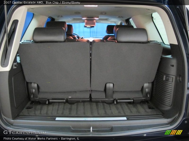 Blue Chip / Ebony/Ebony 2007 Cadillac Escalade AWD