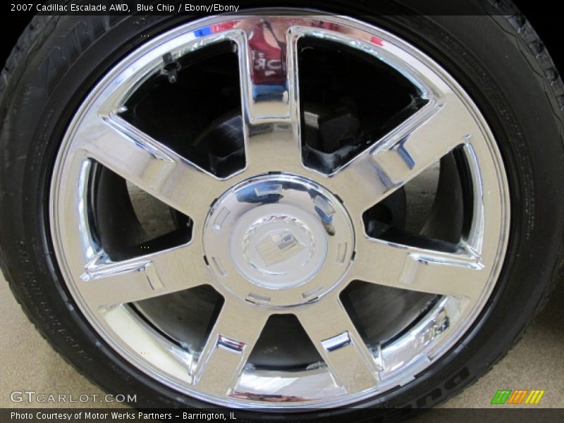 Blue Chip / Ebony/Ebony 2007 Cadillac Escalade AWD
