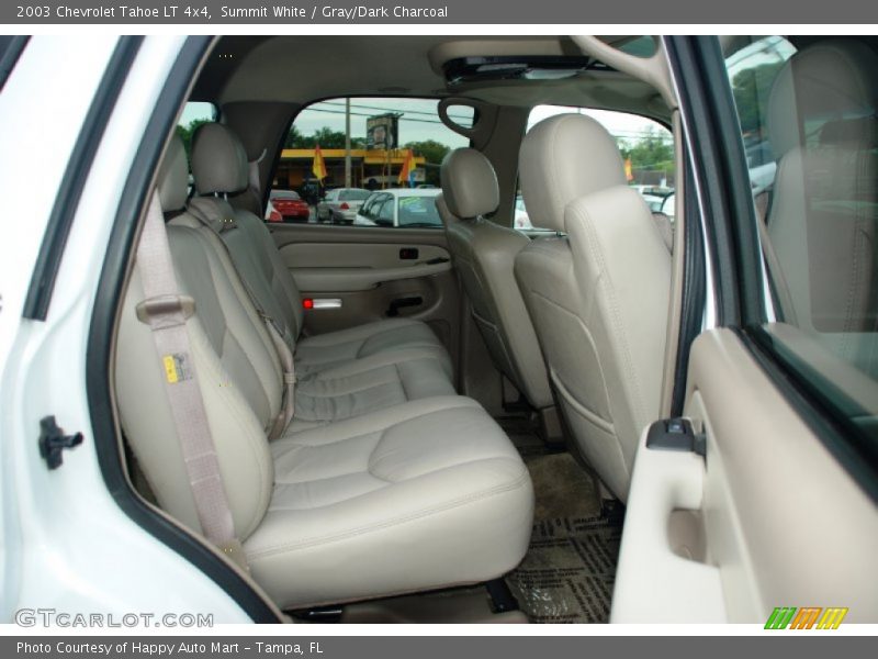 Summit White / Gray/Dark Charcoal 2003 Chevrolet Tahoe LT 4x4