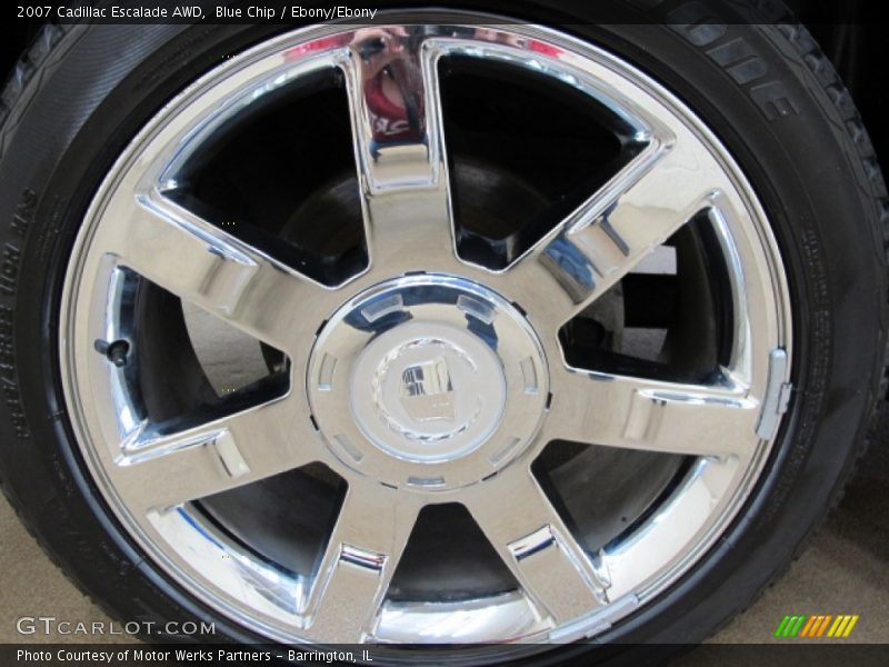 Blue Chip / Ebony/Ebony 2007 Cadillac Escalade AWD