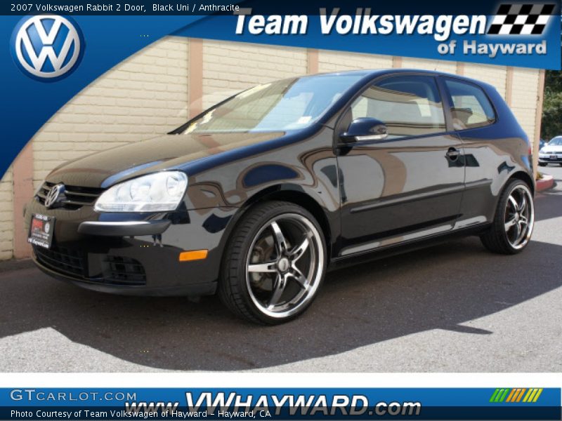Black Uni / Anthracite 2007 Volkswagen Rabbit 2 Door