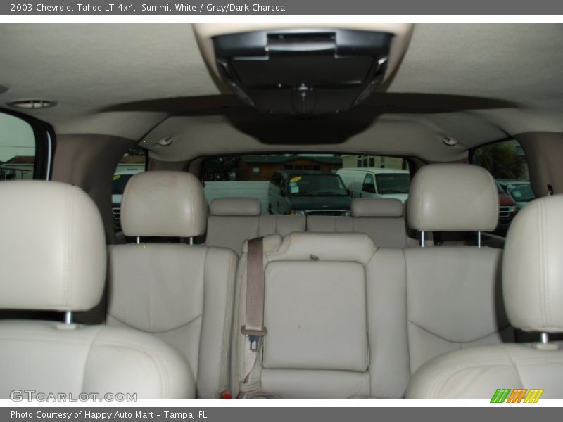Summit White / Gray/Dark Charcoal 2003 Chevrolet Tahoe LT 4x4