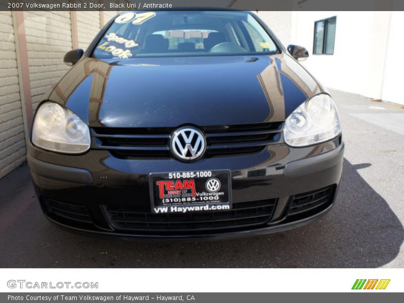 Black Uni / Anthracite 2007 Volkswagen Rabbit 2 Door