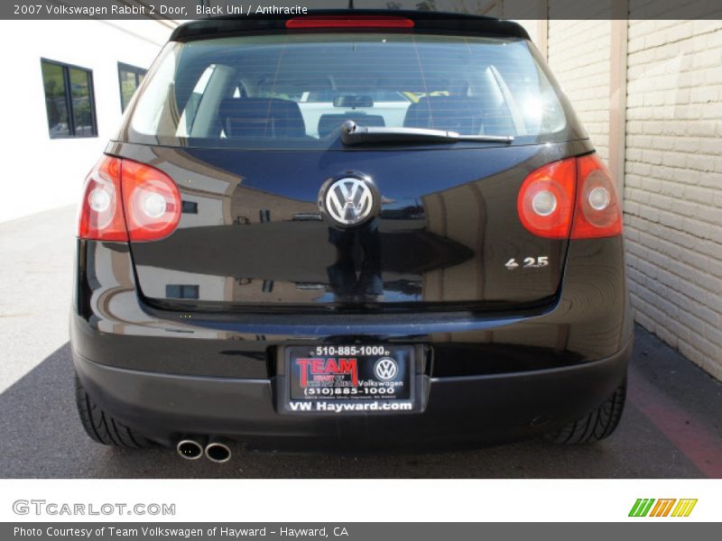 Black Uni / Anthracite 2007 Volkswagen Rabbit 2 Door