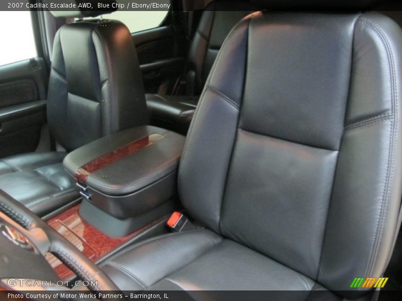 Blue Chip / Ebony/Ebony 2007 Cadillac Escalade AWD