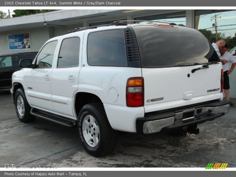 Summit White / Gray/Dark Charcoal 2003 Chevrolet Tahoe LT 4x4