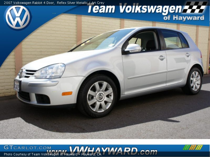 Reflex Silver Metallic / Art Grey 2007 Volkswagen Rabbit 4 Door