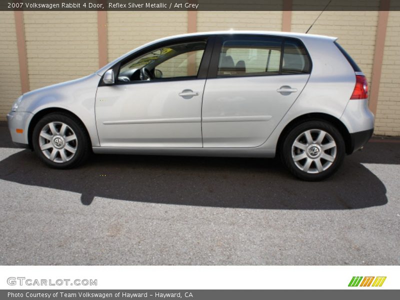Reflex Silver Metallic / Art Grey 2007 Volkswagen Rabbit 4 Door